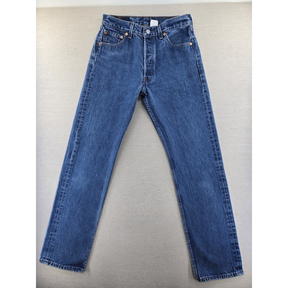Vintage Levis 501xx Jeans Mens 31x36 Fits 28x31.5" Shrink To Fit Fade Mexico
